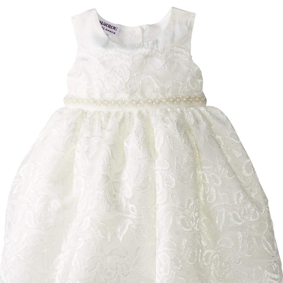 ⭐Blueberi Boulevard Baby Girls' Lace Dress 12M - Picture 1 of 8